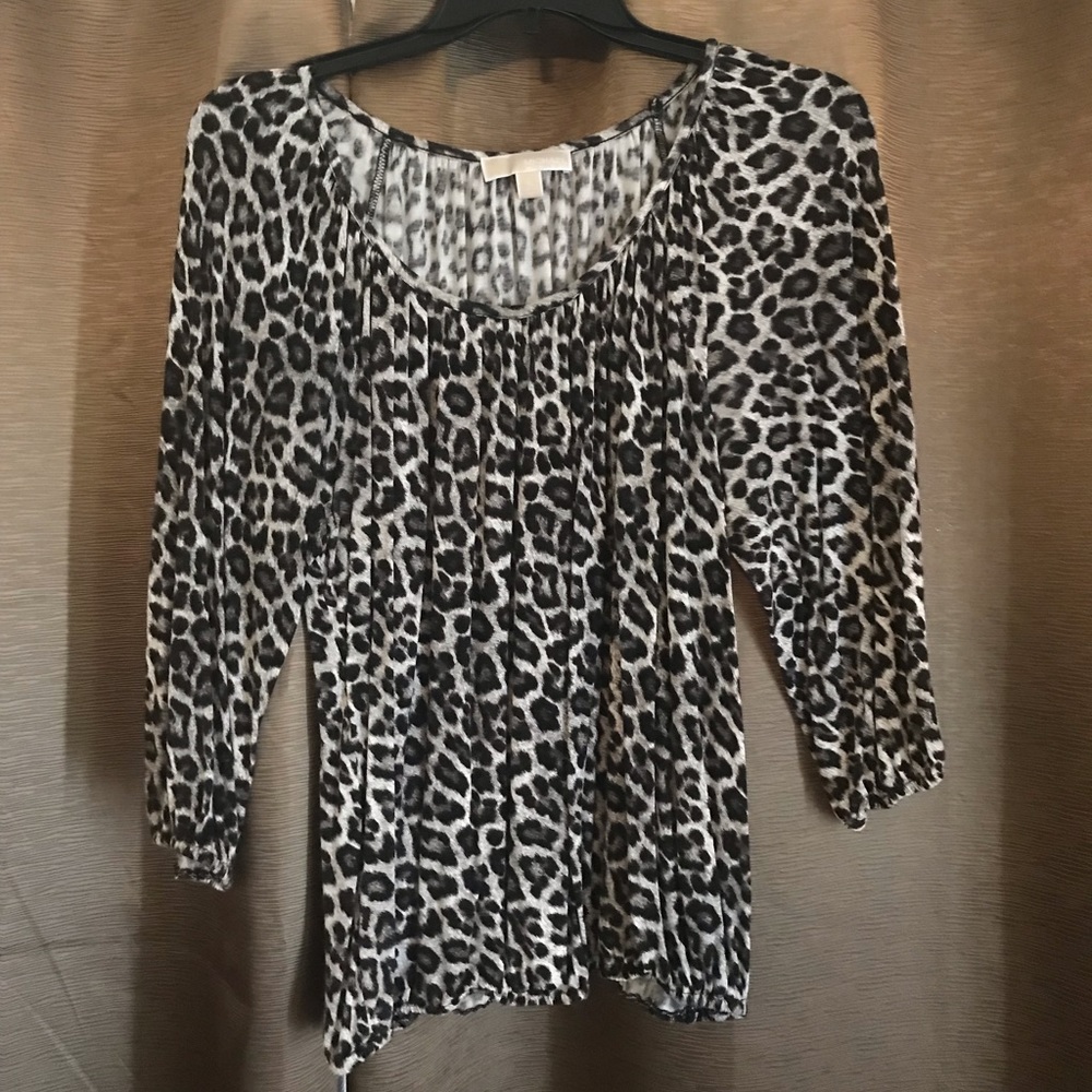 Michael Kors women’s leopard print blouse XL